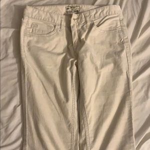 Free people corduroy cream pants